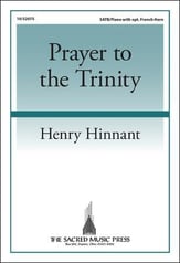 Prayer to the Trinity SATB choral sheet music cover